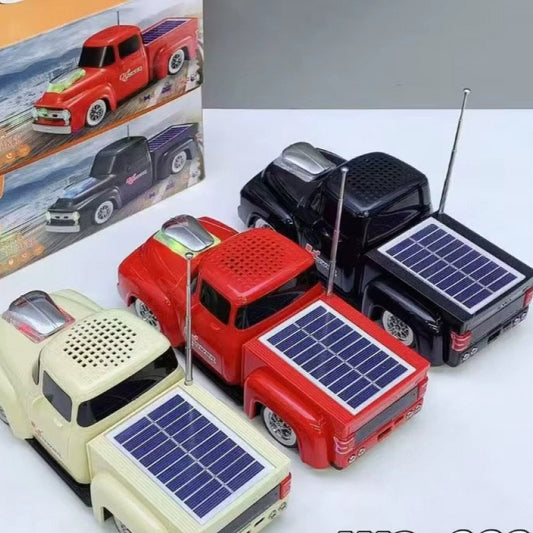 Solar-Powered Pickup Truck Bluetooth Speaker