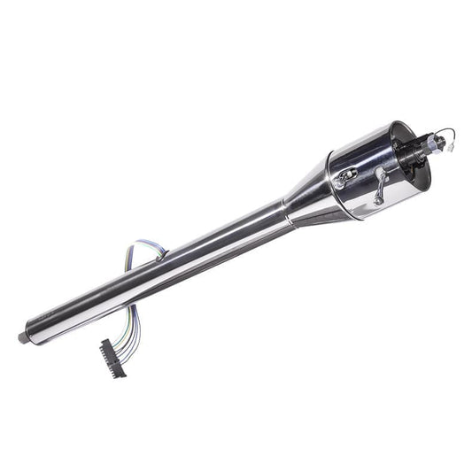 28" SS Polished Floor Shift Tilt Column