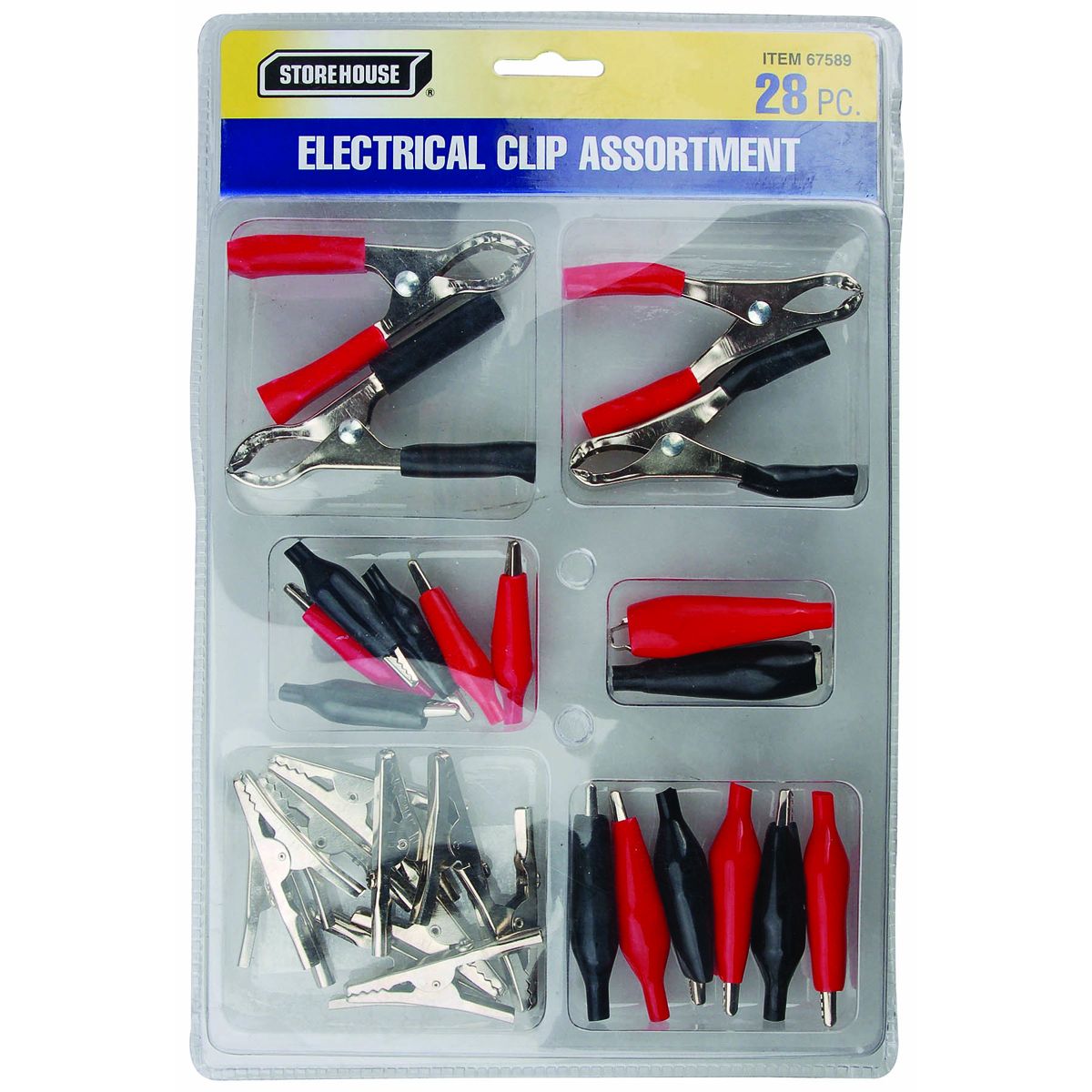 28 PC ELECTRICAL CLIP ASSORTMENT 67589
