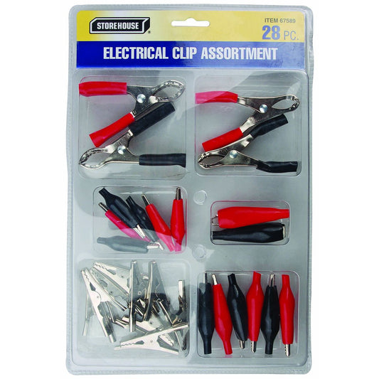 28 PC ELECTRICAL CLIP ASSORTMENT 67589