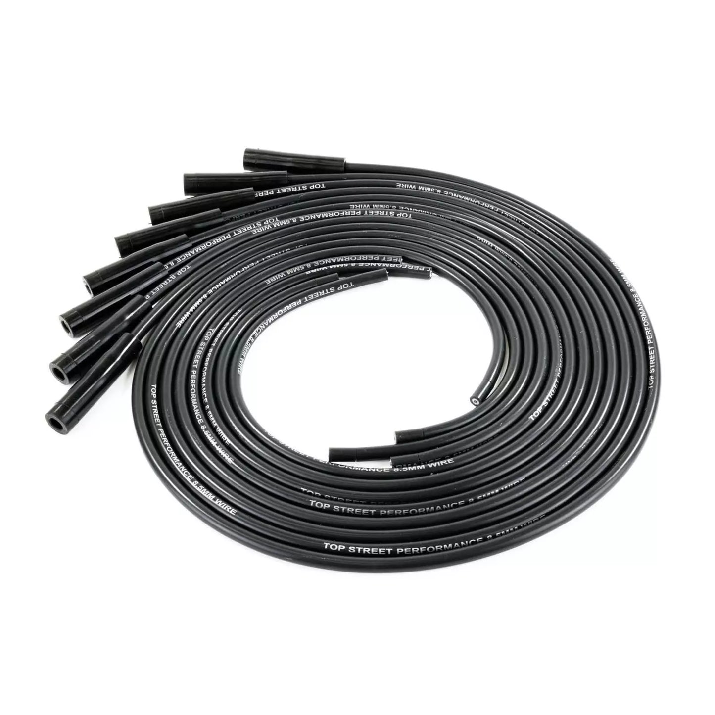 Straight 180 Degree 8.5 MM Universal Spark Plug Wires Cut-to-Fit