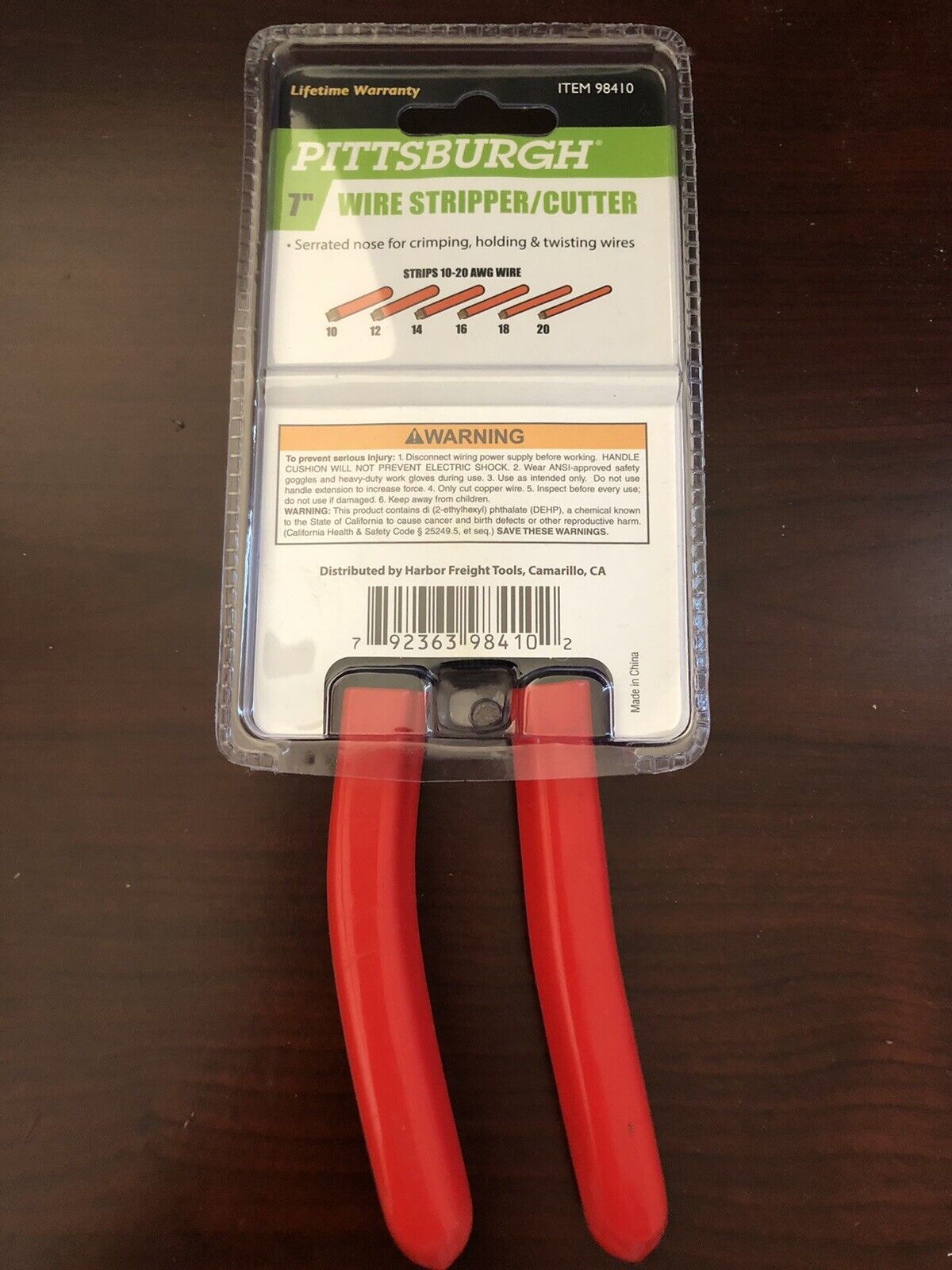 7" Wire Stripper with Cutter
