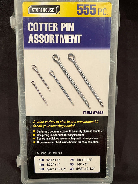 555 PC COTTER PIN ASSORTMENT