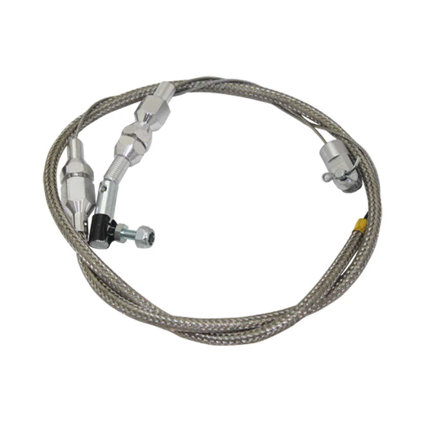 24" Universal Braided Stainless Steel Throttle Cable