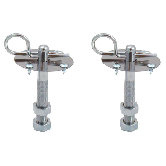 .438"ODx3.75"Long Hairpin Clip Hood Pins 2.5" Scuff Plates